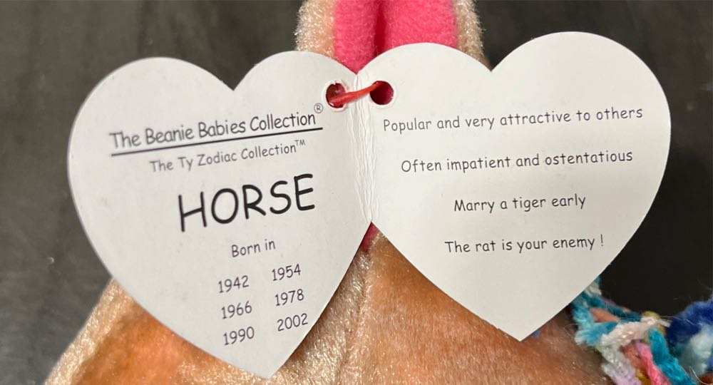 Zodiac - Horse  (United States) plush collectible [Barcode 008421043248] - Main Image 3