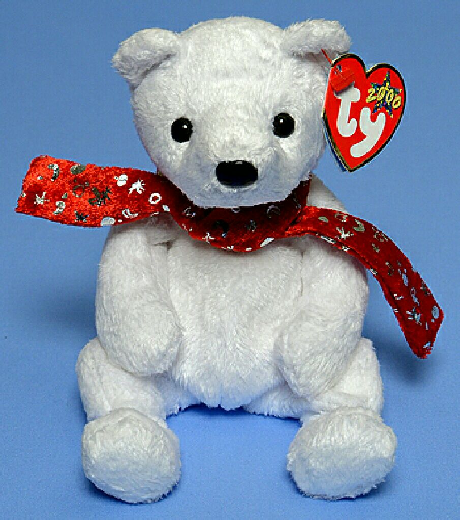 2000 Holiday Teddy - Christmas  (United States) plush collectible [Barcode 008421043323] - Main Image 2