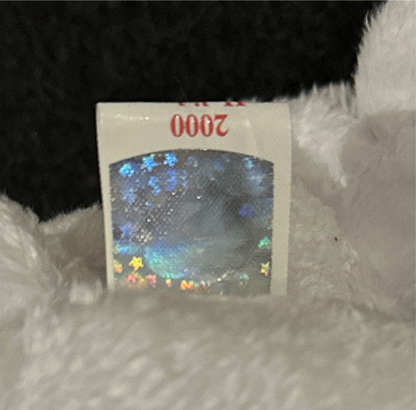 2000 Holiday Teddy - Christmas  (United States) plush collectible [Barcode 008421043323] - Main Image 3