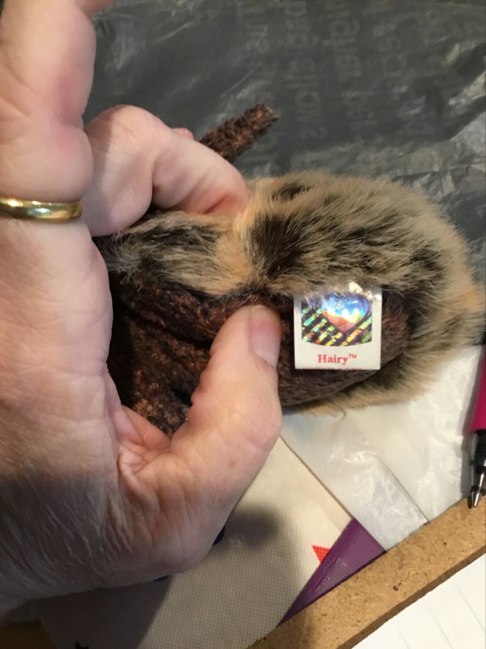 Hairy The Spider  (United States) plush collectible [Barcode 008421043361] - Main Image 3