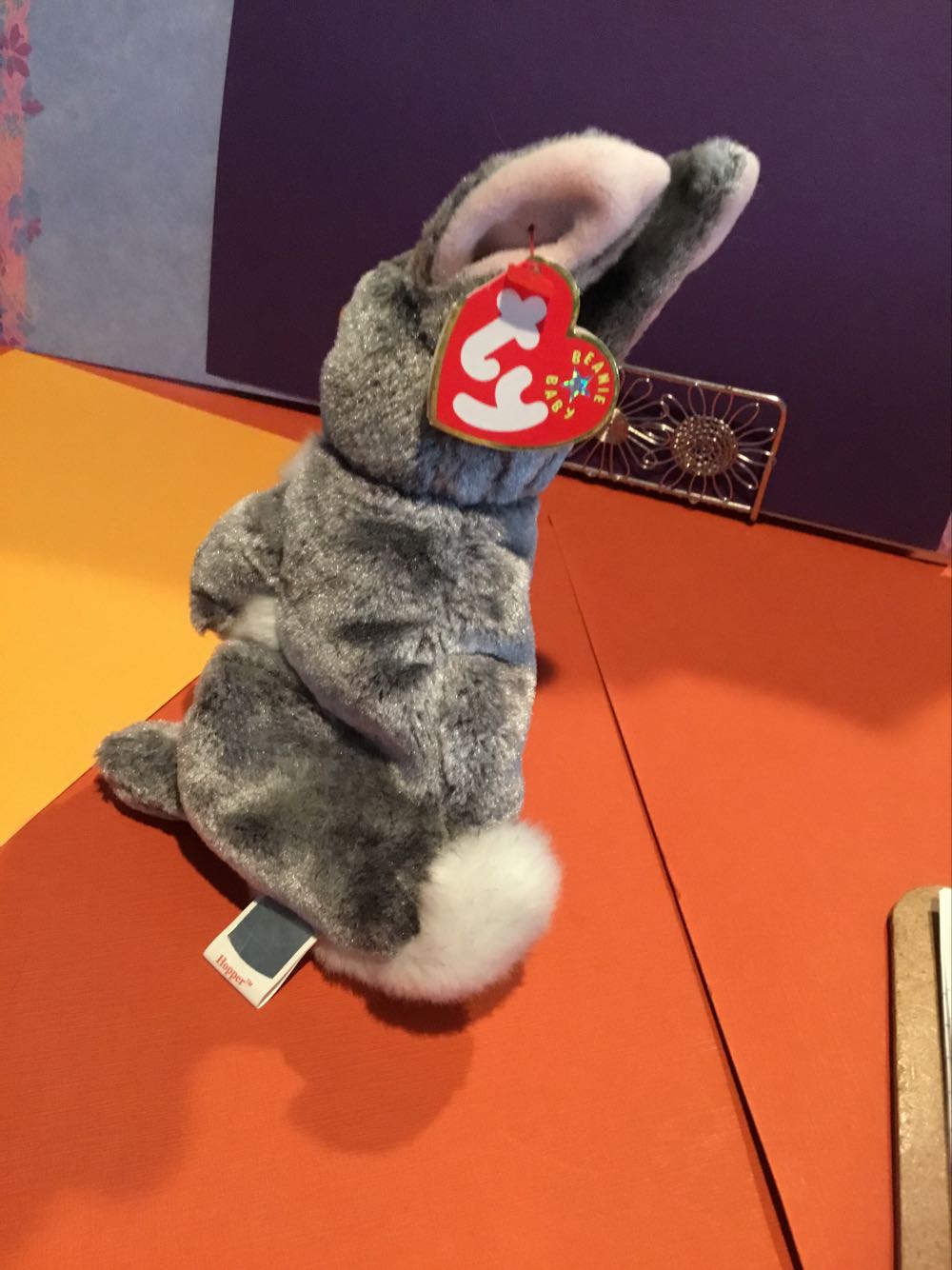 Hopper The Bunny Rabbit  (United States) plush collectible [Barcode 008421043422] - Main Image 4