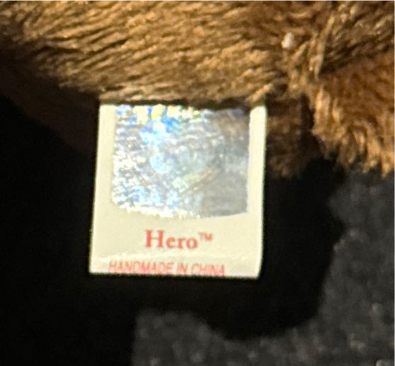 Hero The Bear - Fathers Day  (United States) plush collectible [Barcode 008421043514] - Main Image 3