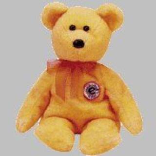 Sunny The E bear beanie  (United States) plush collectible [Barcode 008421044016] - Main Image 1