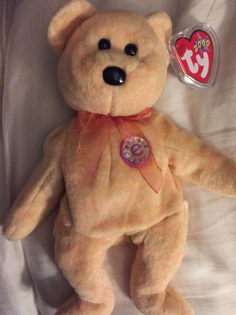 Sunny The E bear beanie  (United States) plush collectible [Barcode 008421044016] - Main Image 2