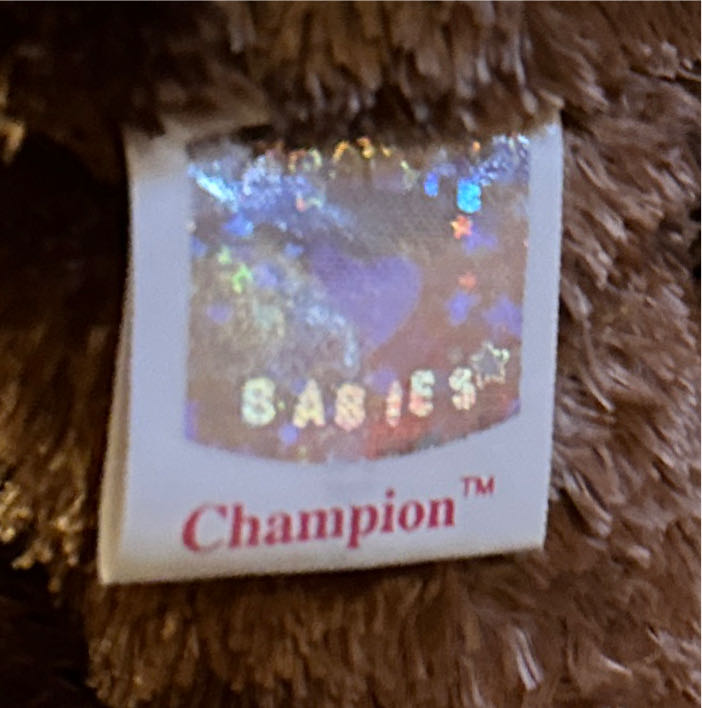 CHAMPION FIFA The Bear (USA)  (United States) plush collectible [Barcode 008421044085] - Main Image 3