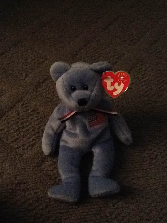 America The Blue Bear  (United States) plush collectible [Barcode 008421045068] - Main Image 2