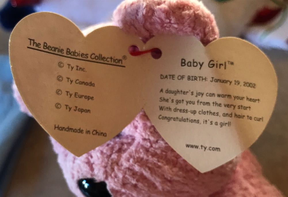 Baby Girl The Bear  (United States) plush collectible [Barcode 008421045358] - Main Image 2