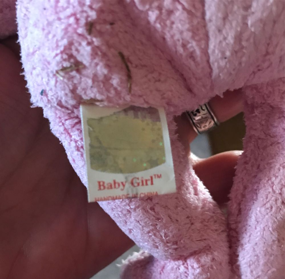 Baby Girl The Bear  (United States) plush collectible [Barcode 008421045358] - Main Image 3