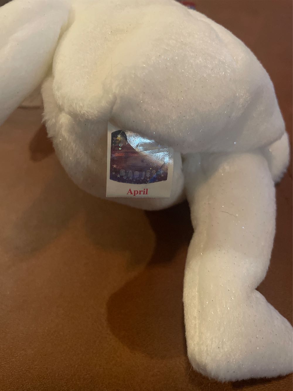 April The Birthday Bear (w/ Hat)  (United States) plush collectible [Barcode 008421045556] - Main Image 3