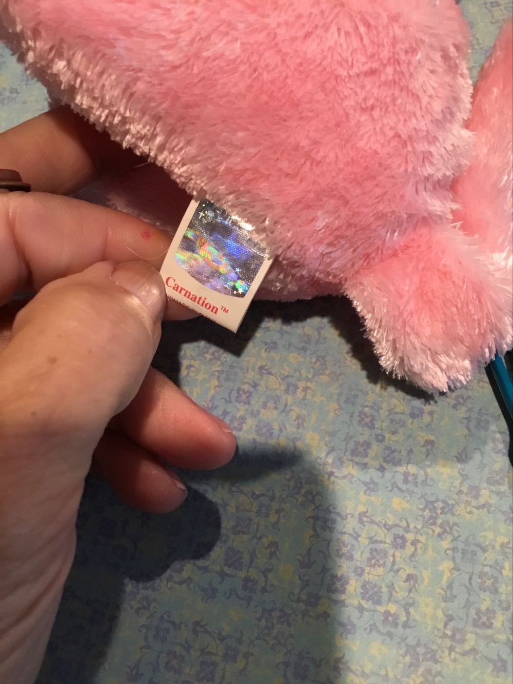 CARNATION the Pink Cat  (United States) plush collectible [Barcode 008421045754] - Main Image 3