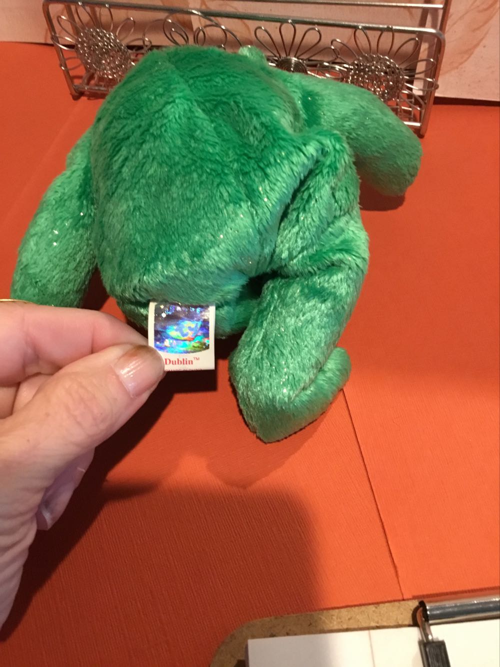 Dublin The Bear - St. Patrick’s Day  plush collectible [Barcode 008421045761] - Main Image 4