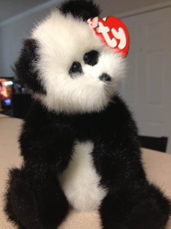 CHECKERS The Panda Bear  plush collectible [Barcode 008421060313] - Main Image 2