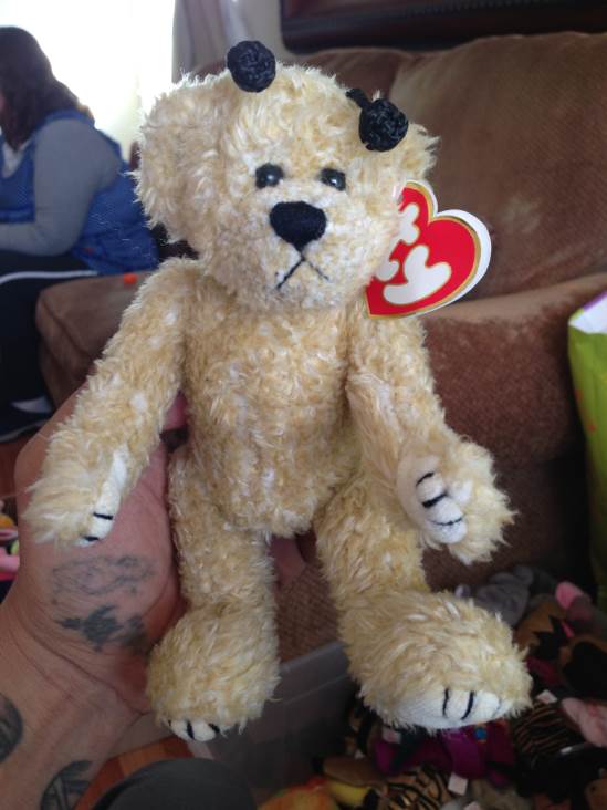 Beezee The  Bear 🐻  plush collectible [Barcode 008421060887] - Main Image 2