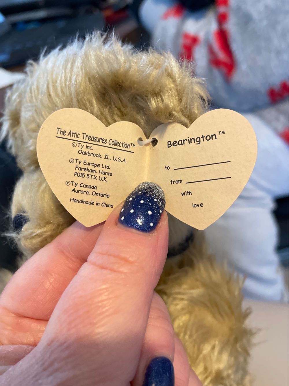 Bearington  plush collectible [Barcode 008421061020] - Main Image 2