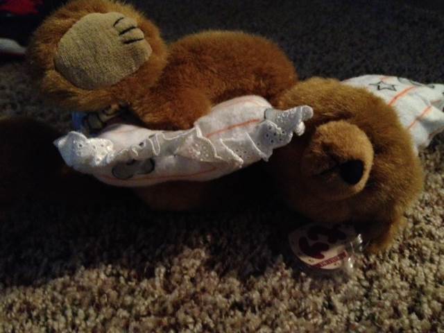 1999 Holiday Teddy - Jingle Beanies - Christmas