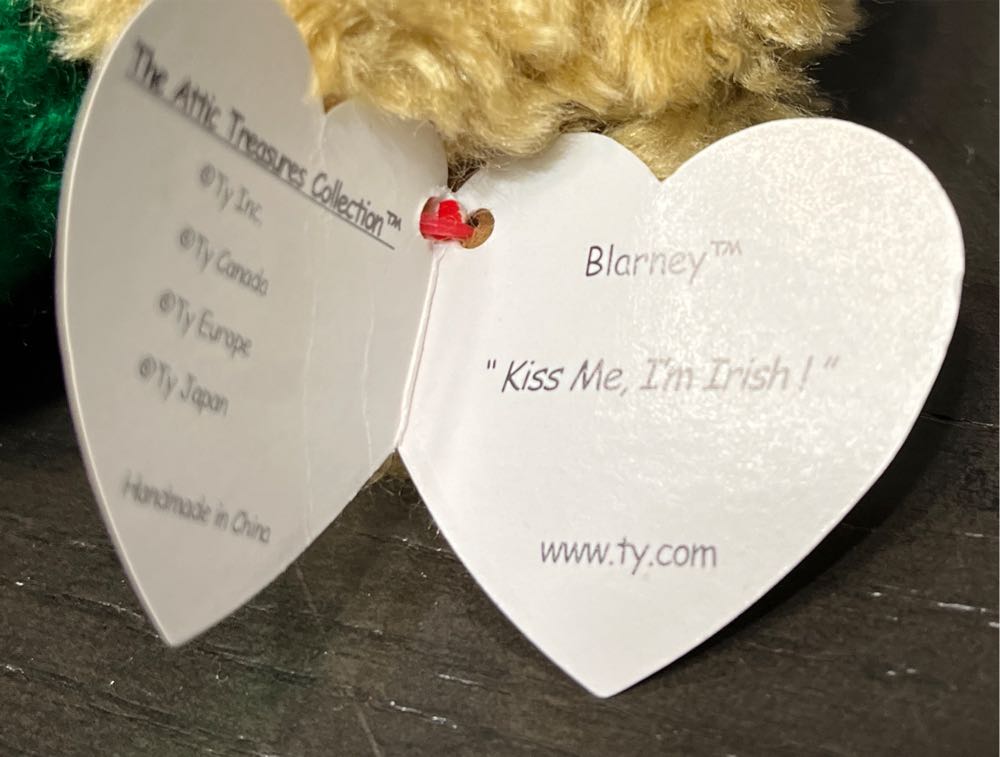 Blarney Bear 🐻🍀  plush collectible [Barcode 008421062157] - Main Image 2