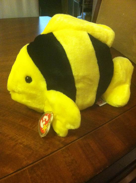 Bubbles The Beanie Buddy  (United States) plush collectible [Barcode 008421093236] - Main Image 2