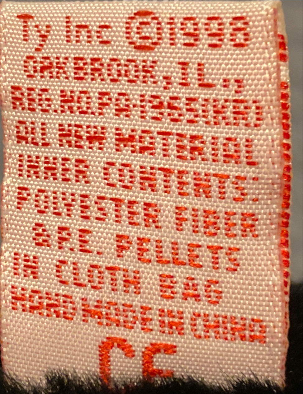 Bubbles The Beanie Buddy  (United States) plush collectible [Barcode 008421093236] - Main Image 4