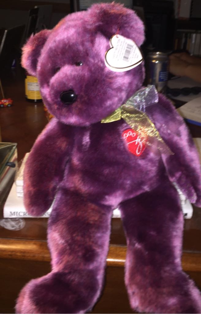 2000 Signature Bear Beanie Buddy  (United States) plush collectible [Barcode 008421093489] - Main Image 2