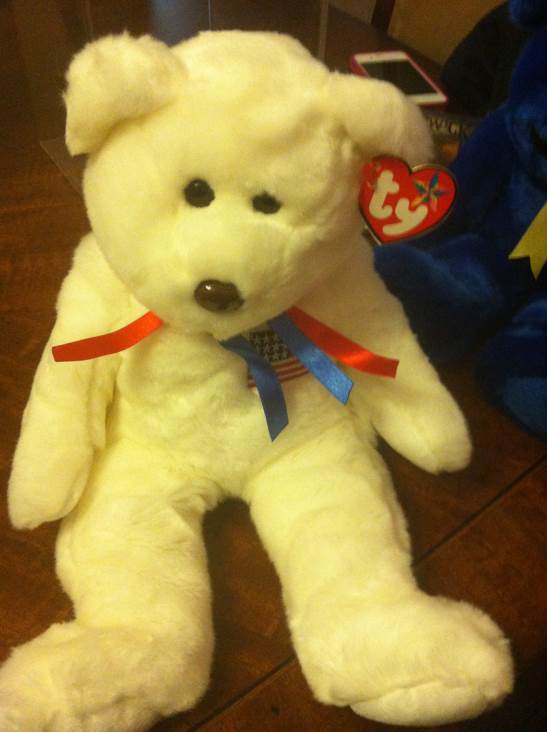 Libearty The Beanie Buddy  (United States) plush collectible [Barcode 008421093717] - Main Image 2