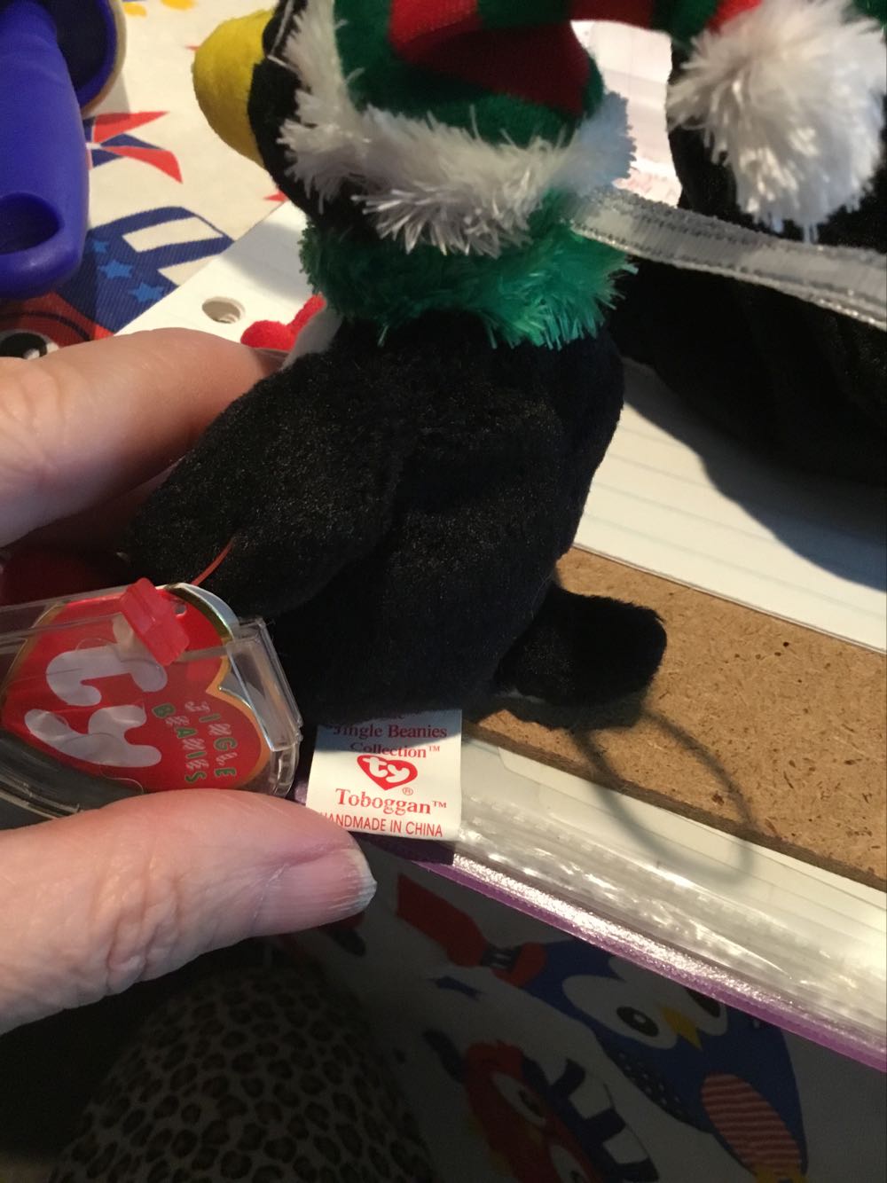 Toboggan The Penguin - Jingle Beanies  plush collectible [Barcode 008421350476] - Main Image 3