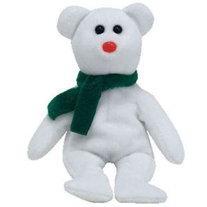 Lil’ Freezes White Bear With Green Scarf Walgreens Exclusive  plush collectible [Barcode 008421357048] - Main Image 1