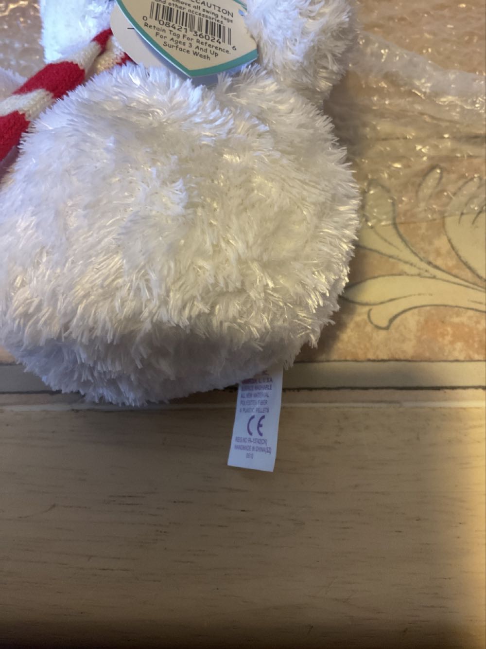 Beanie Boos - Scoops Christmas Snowman  (United States) plush collectible [Barcode 008421360246] - Main Image 3
