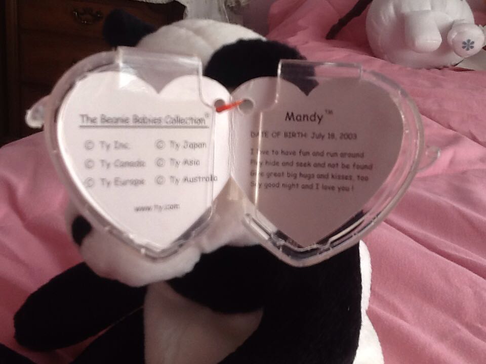 Mandy The Panda Bear  plush collectible [Barcode 008421400201] - Main Image 2