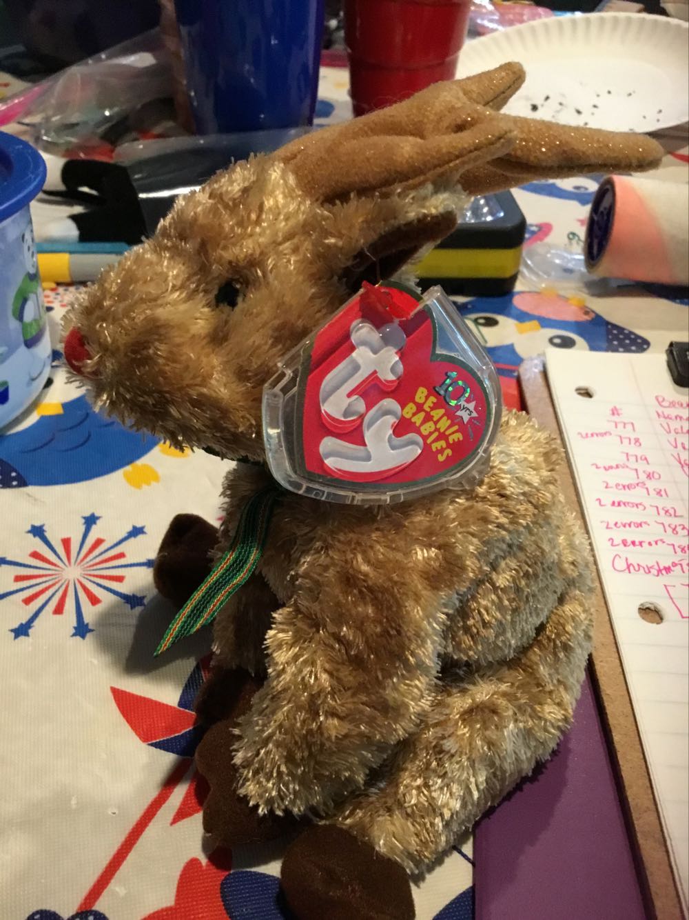 Rudy The Reindeer  plush collectible [Barcode 008421400294] - Main Image 3