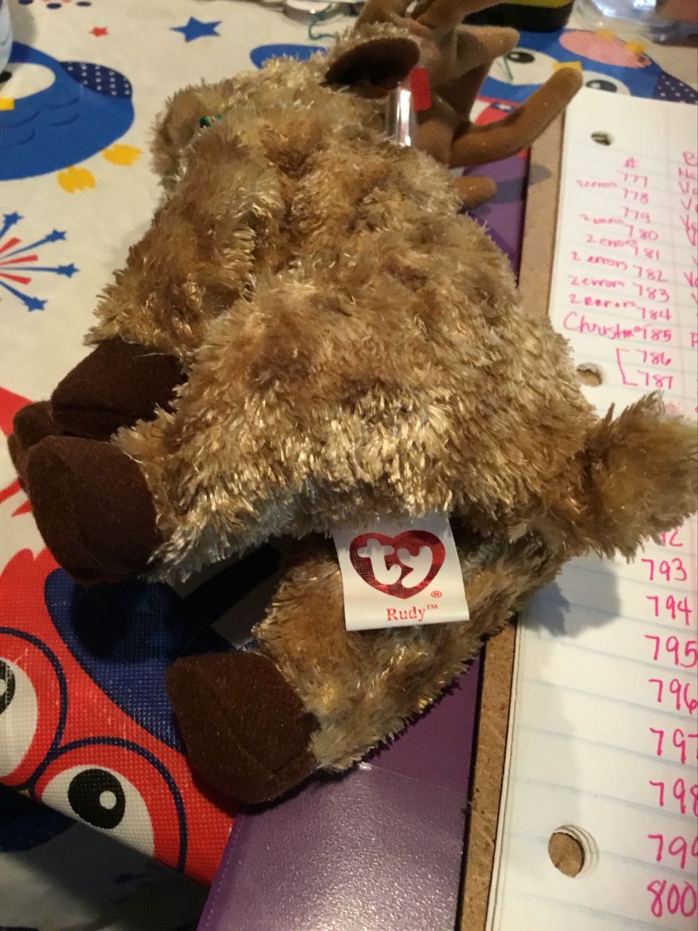 Rudy The Reindeer  plush collectible [Barcode 008421400294] - Main Image 4