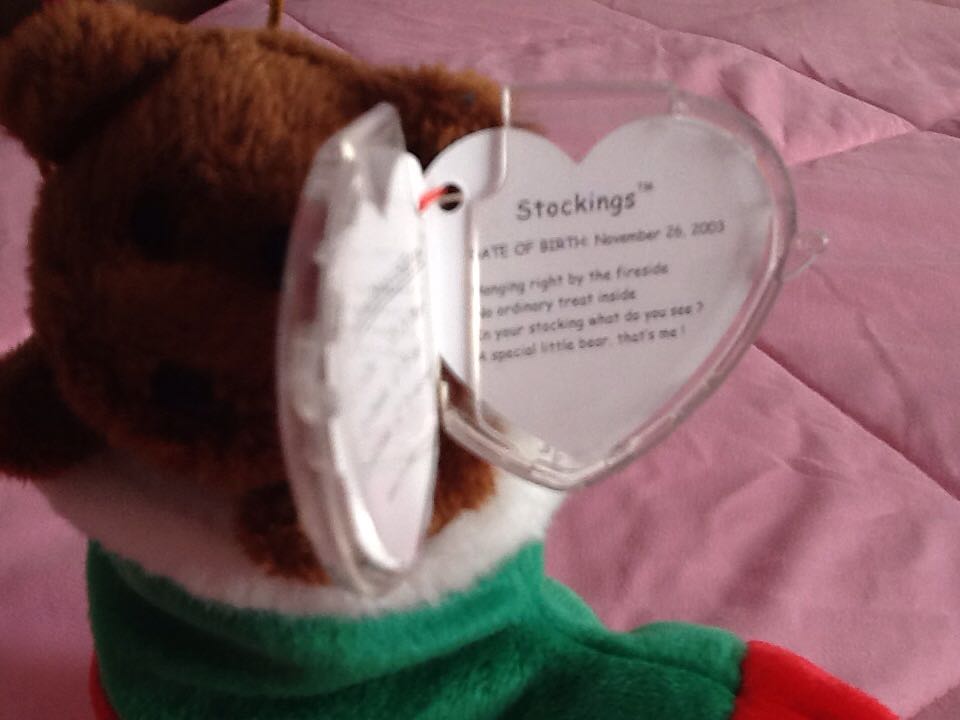 Stockings The Bear  (United States) plush collectible [Barcode 008421401406] - Main Image 2