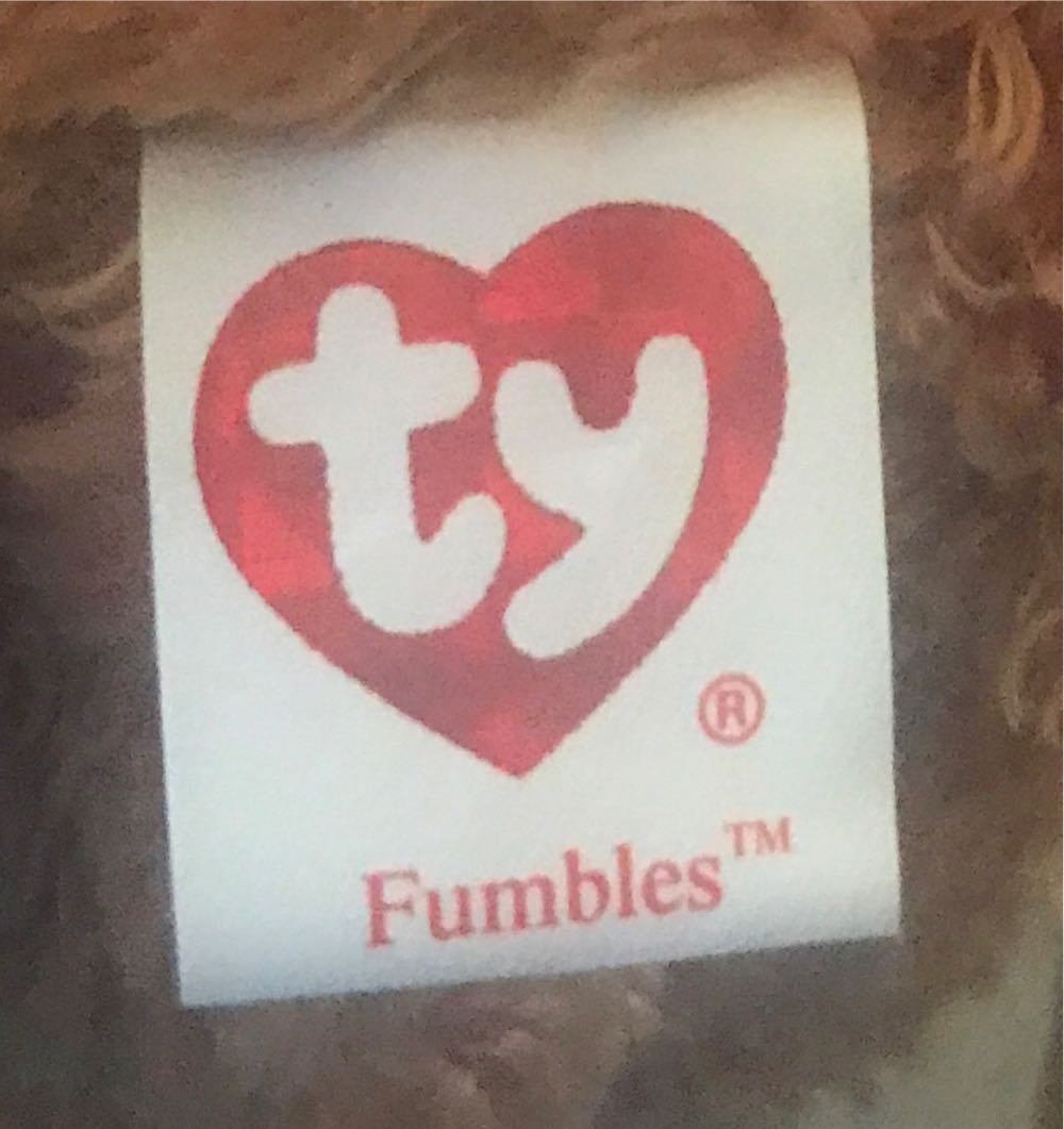 Fumbles the Monkey  (United States) plush collectible [Barcode 008421401710] - Main Image 4
