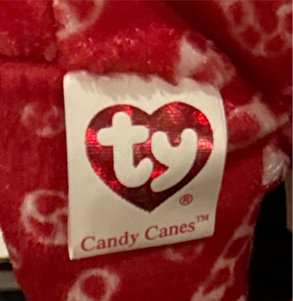 Candy Canes The Bear (red) - Christmas  (United States) plush collectible [Barcode 008421470822] - Main Image 3