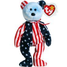 Spangle The Bear - Blue Face  plush collectible - Main Image 2