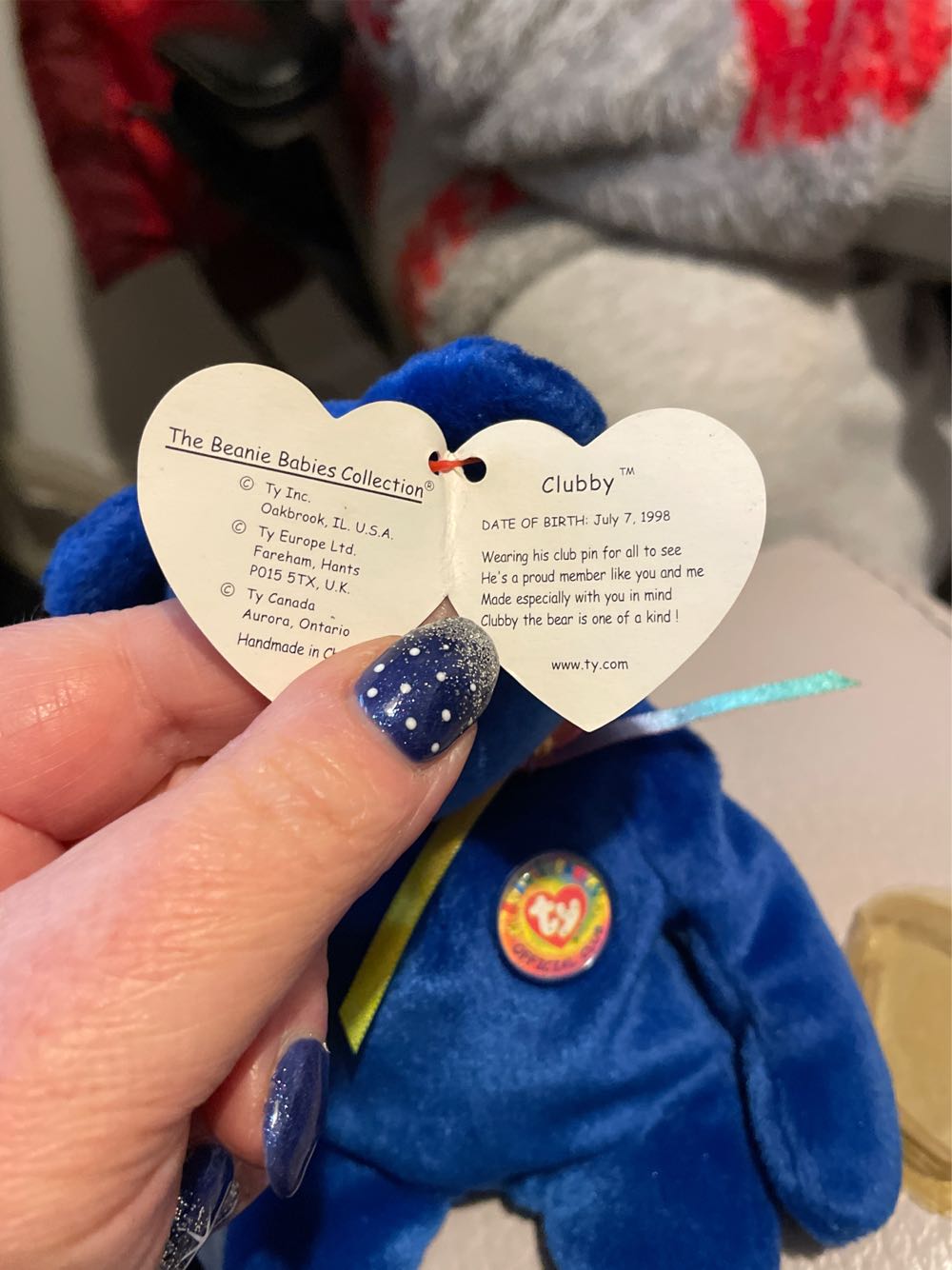 Clubby The Bear  plush collectible - Main Image 3