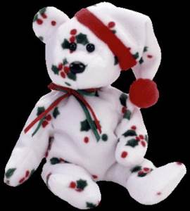 1998 Holiday Teddy Beat  plush collectible - Main Image 1
