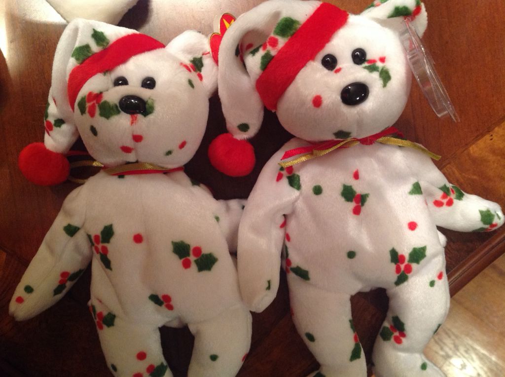 1998 Holiday Teddy Beat  plush collectible - Main Image 2