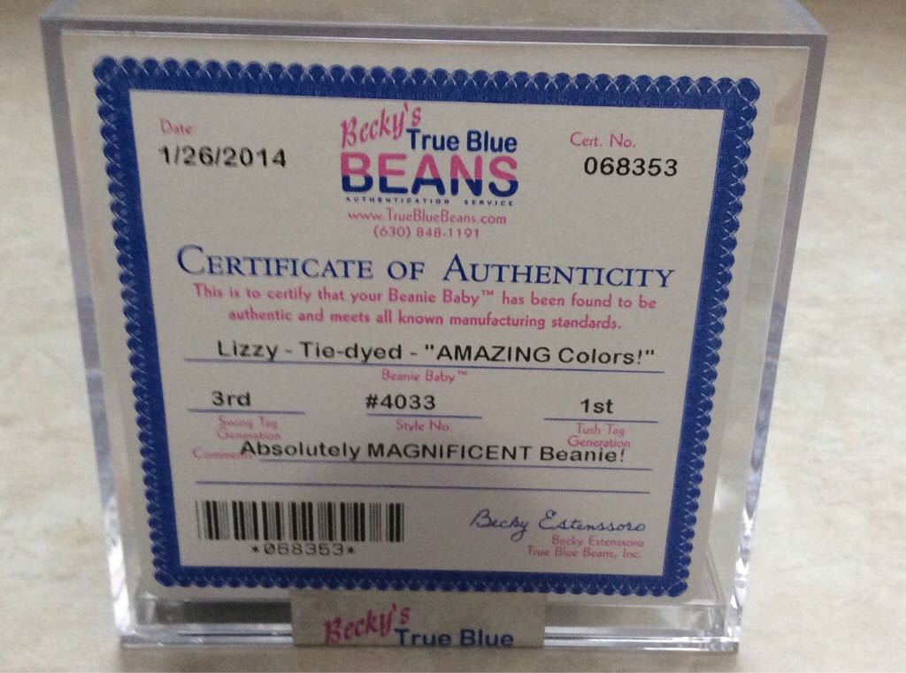 Lizzy the Lizard 3/1  plush collectible - Main Image 2