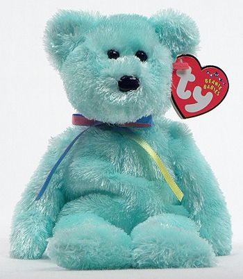 Sherbert The Green Bear  plush collectible - Main Image 1