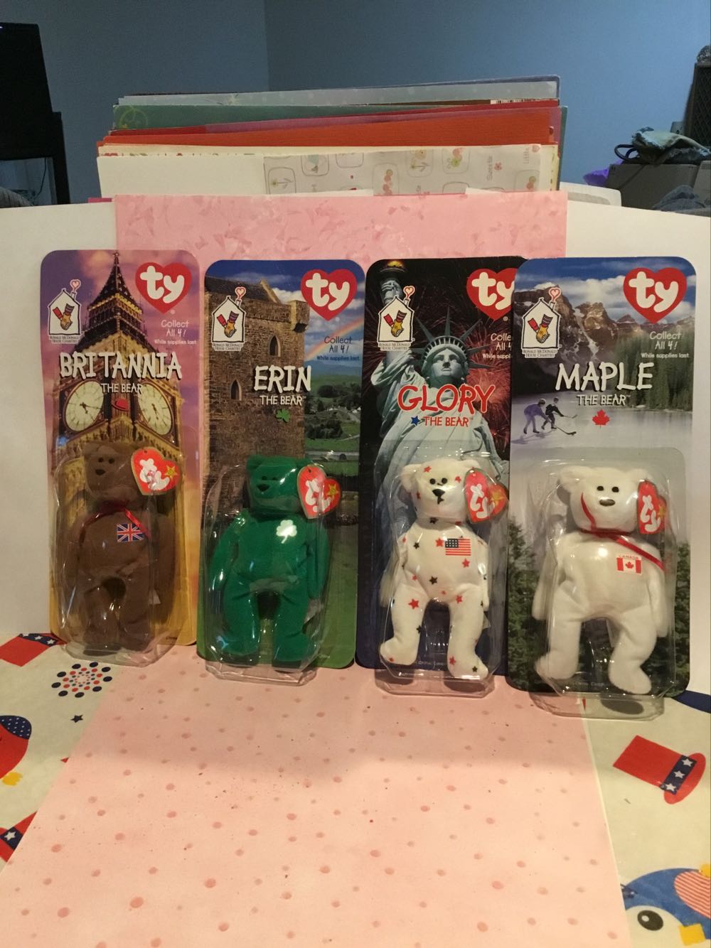 Britannia The Bear (Teenie Beanie)  plush collectible - Main Image 3