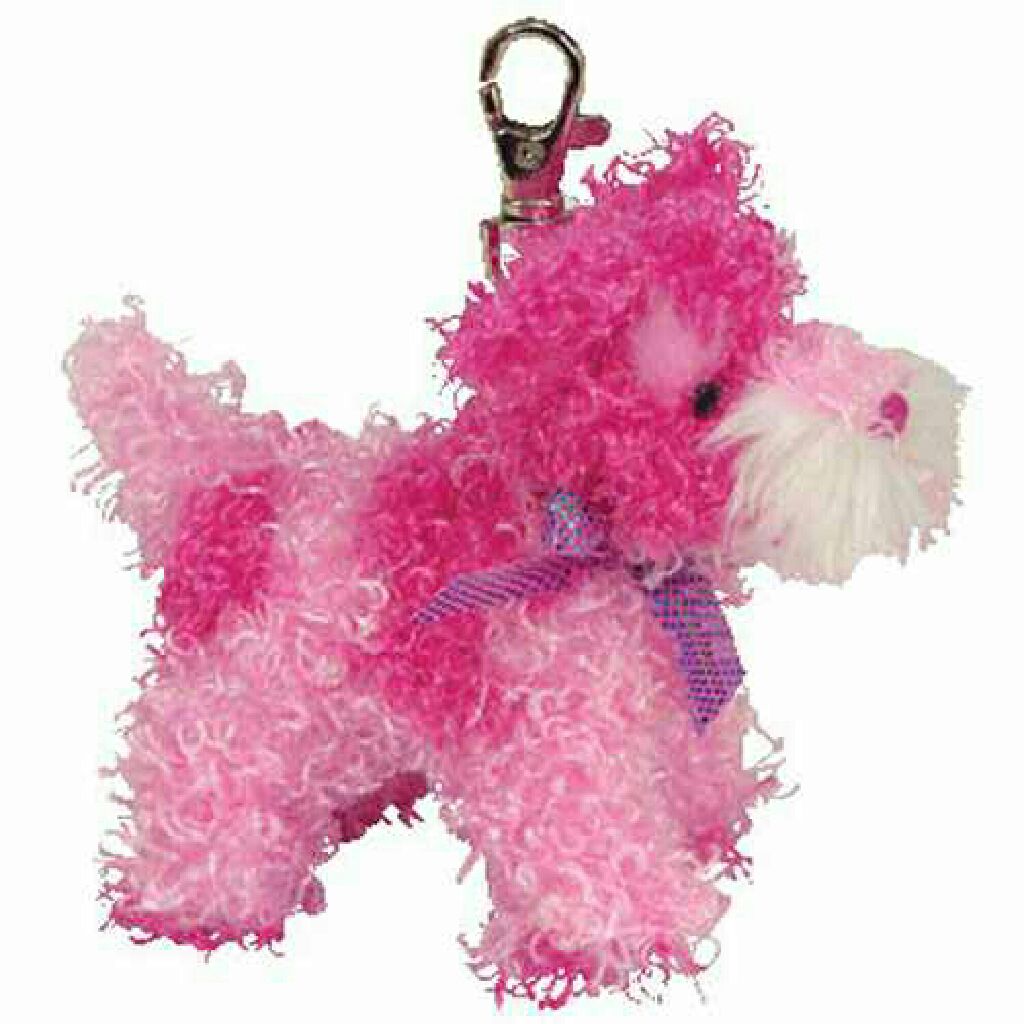 Glitter the dog (key clip)  plush collectible - Main Image 1