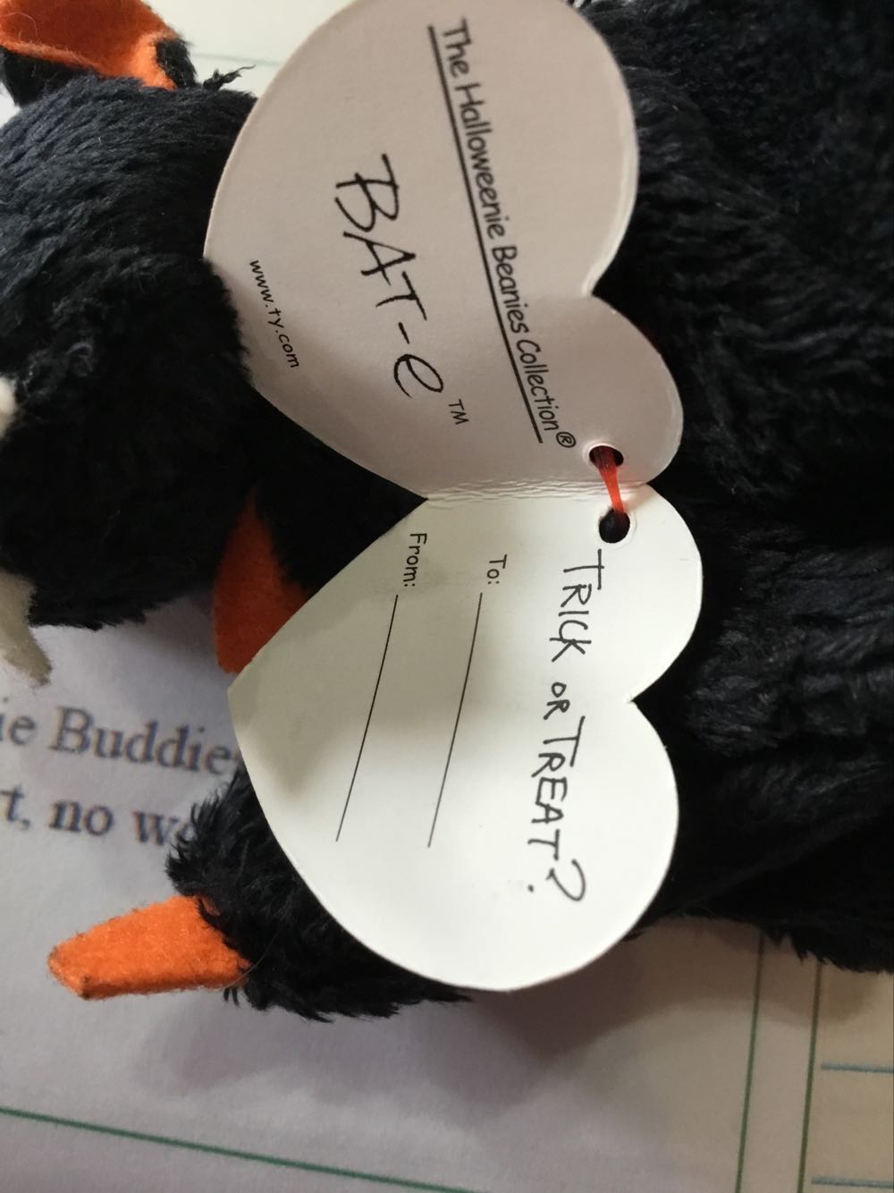 Bat-e the bat 🦇(Halloweenie) L  plush collectible - Main Image 4