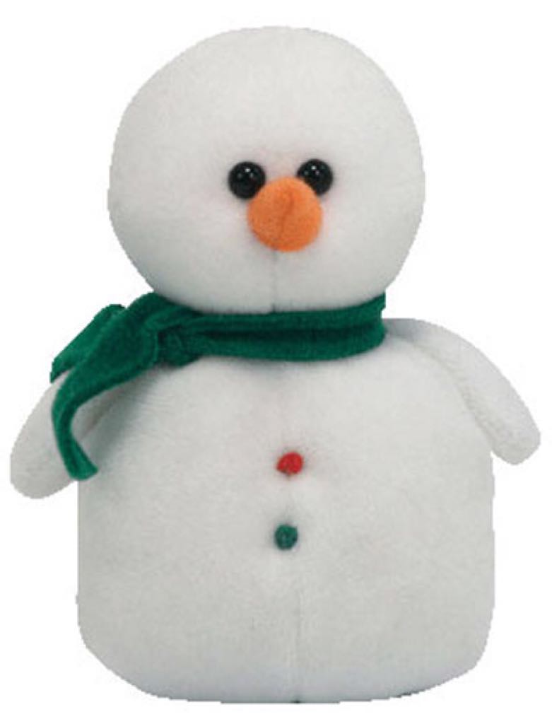 Lil’ Snow the snowman (Jingle Beanie)  plush collectible - Main Image 2
