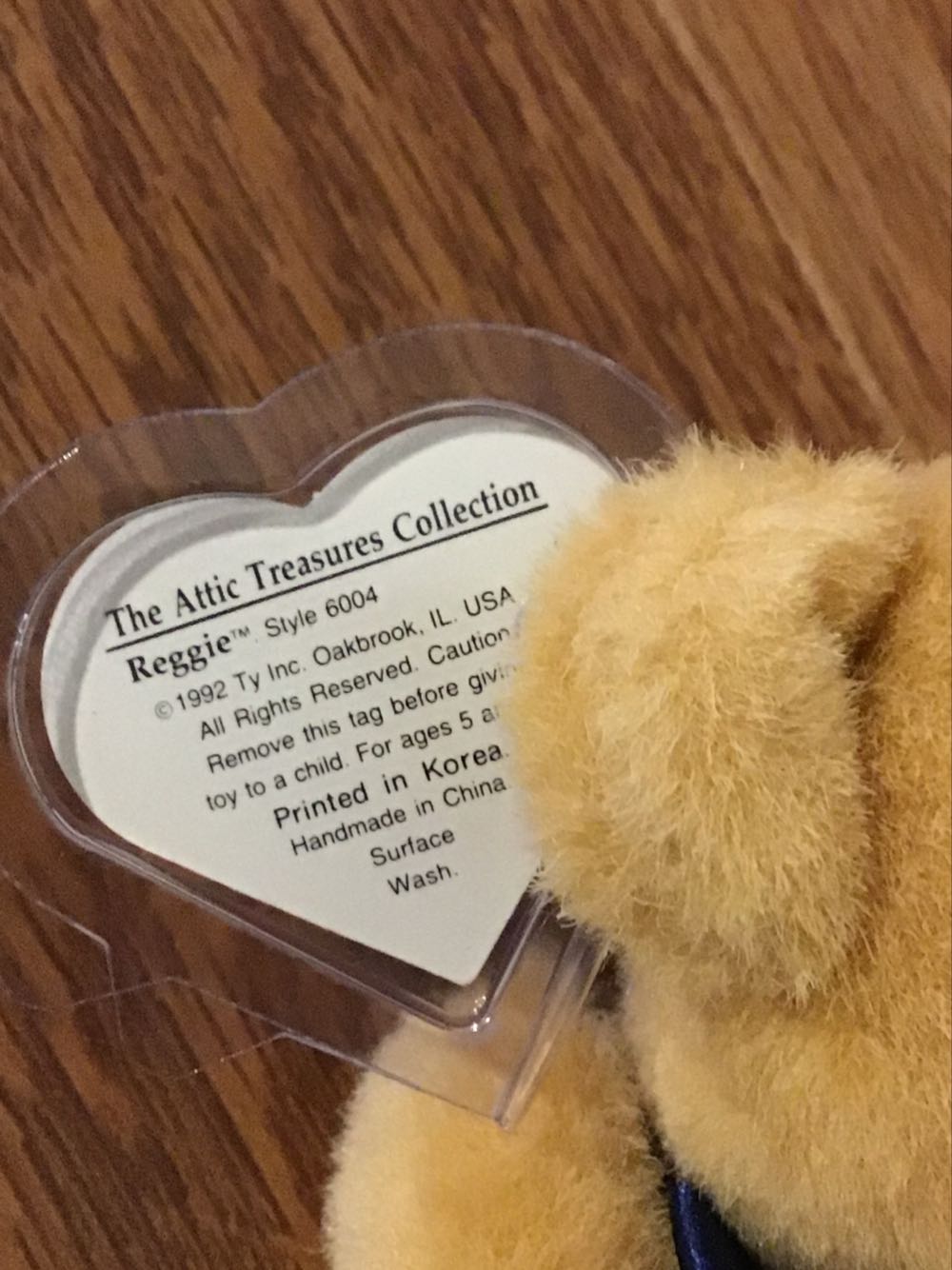 Reggie  plush collectible - Main Image 3