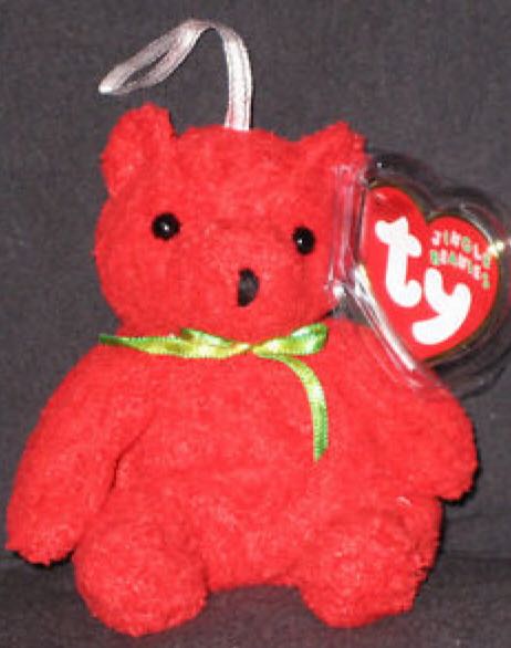 Mistletoe Red Bear  plush collectible - Main Image 2