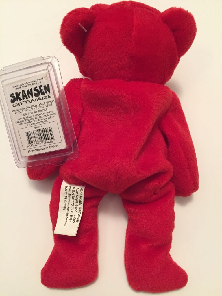 Ruby The Red Bear  (Australia) plush collectible - Main Image 2