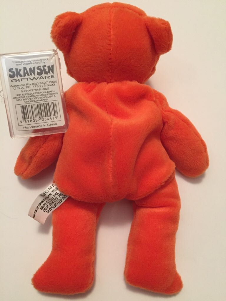 Amber The Orange Bear  (Australia) plush collectible - Main Image 2