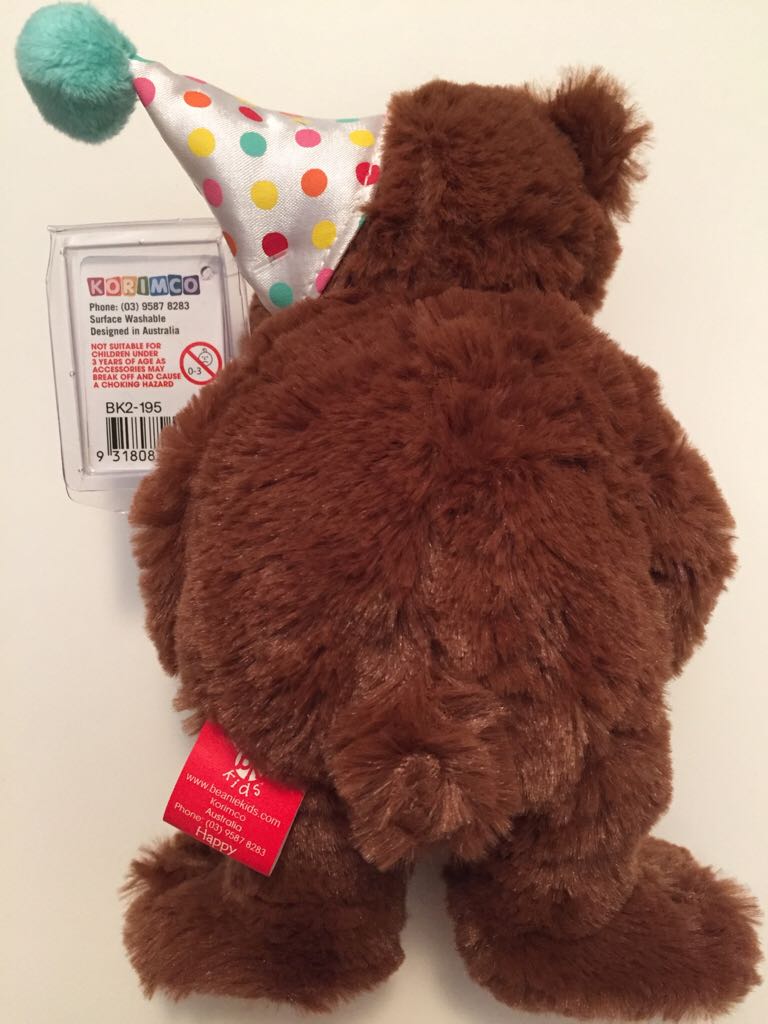 Happy The Birthday Bear 1  (Australia) plush collectible - Main Image 2