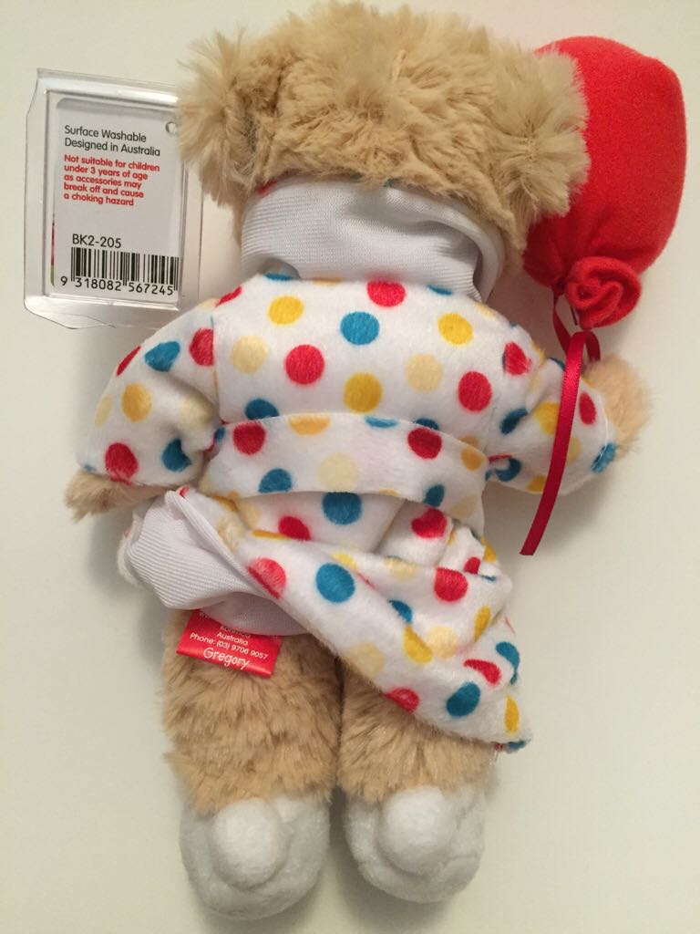 Gregory The Get Well Bear  (Australia) plush collectible - Main Image 2