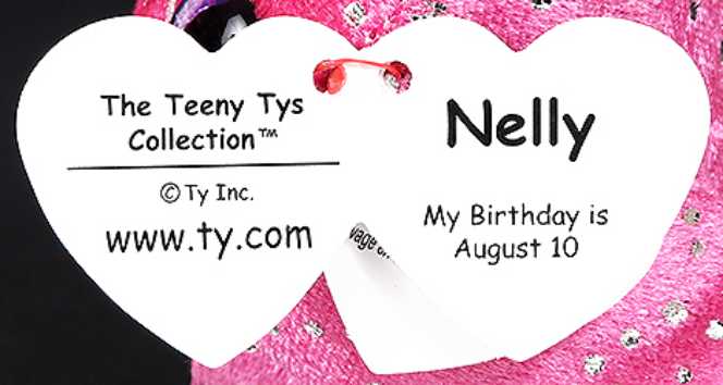 Nelly (Teeny Tys)  (United States) plush collectible [Barcode 008421412594] - Main Image 2
